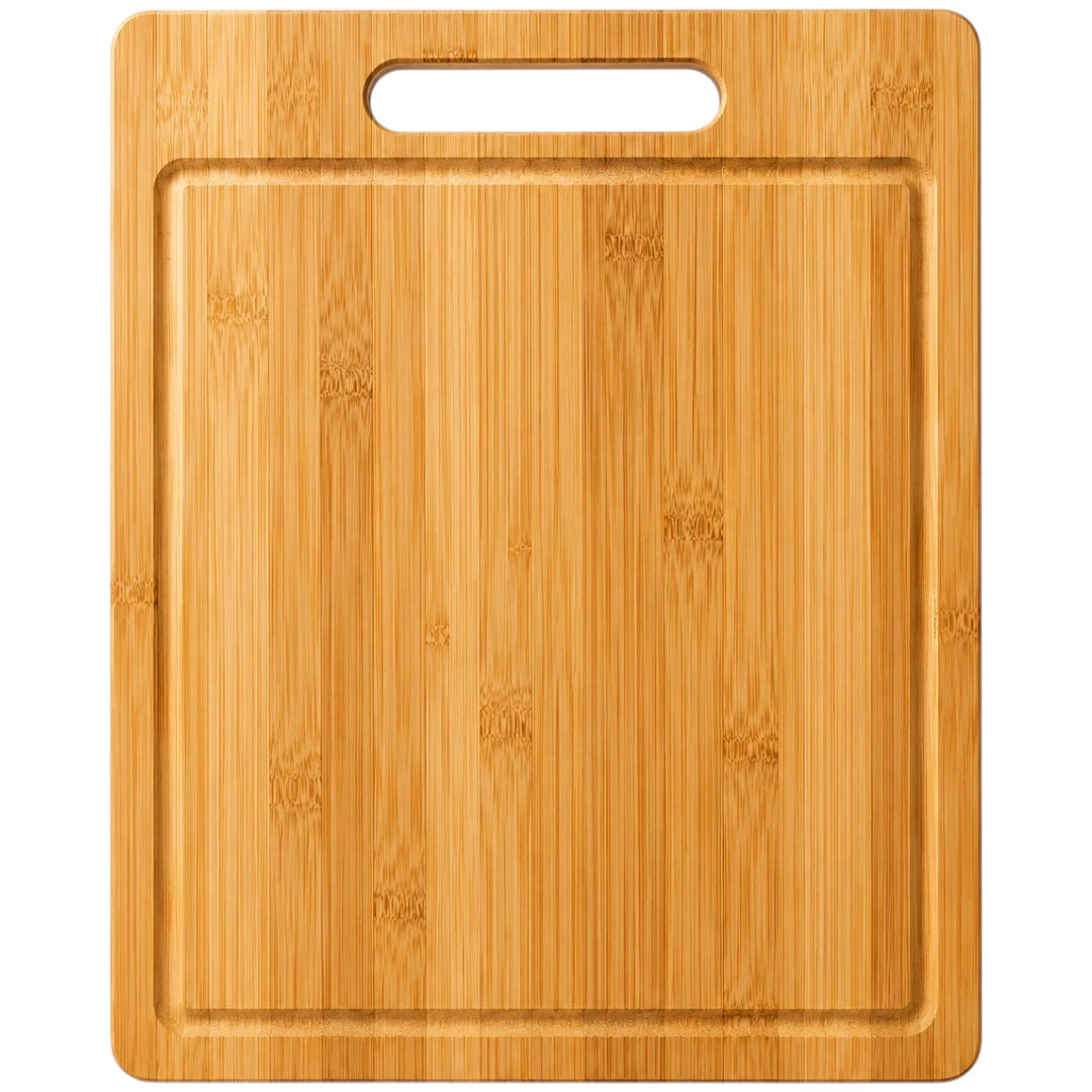 Antre Bamboo Cutting Board with Juice Groove and Handle