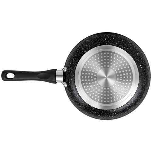 Antre Black Speckled Nonstick Frying Pan with Handle